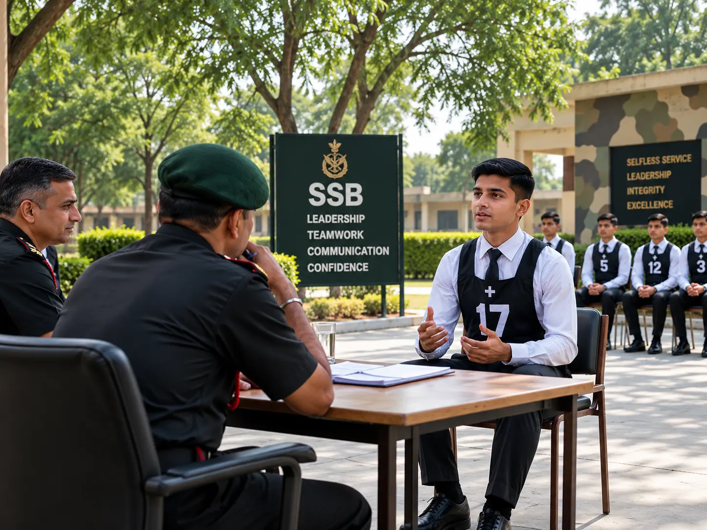 SSB interview preparation and officer candidate training at The Kargil Heights